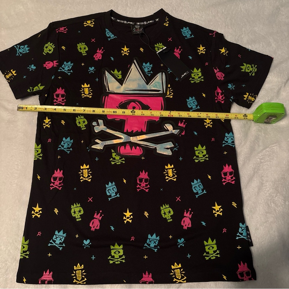 Switched Limited Edition Colorful Skull and CrossBones Graphic T